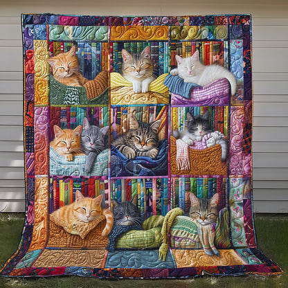 Happy Cat Sleeping XR2608004CL Quilt