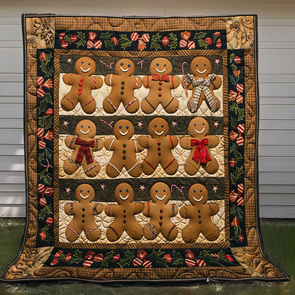 Happy Gingerbreads XR2008011CL Quilt