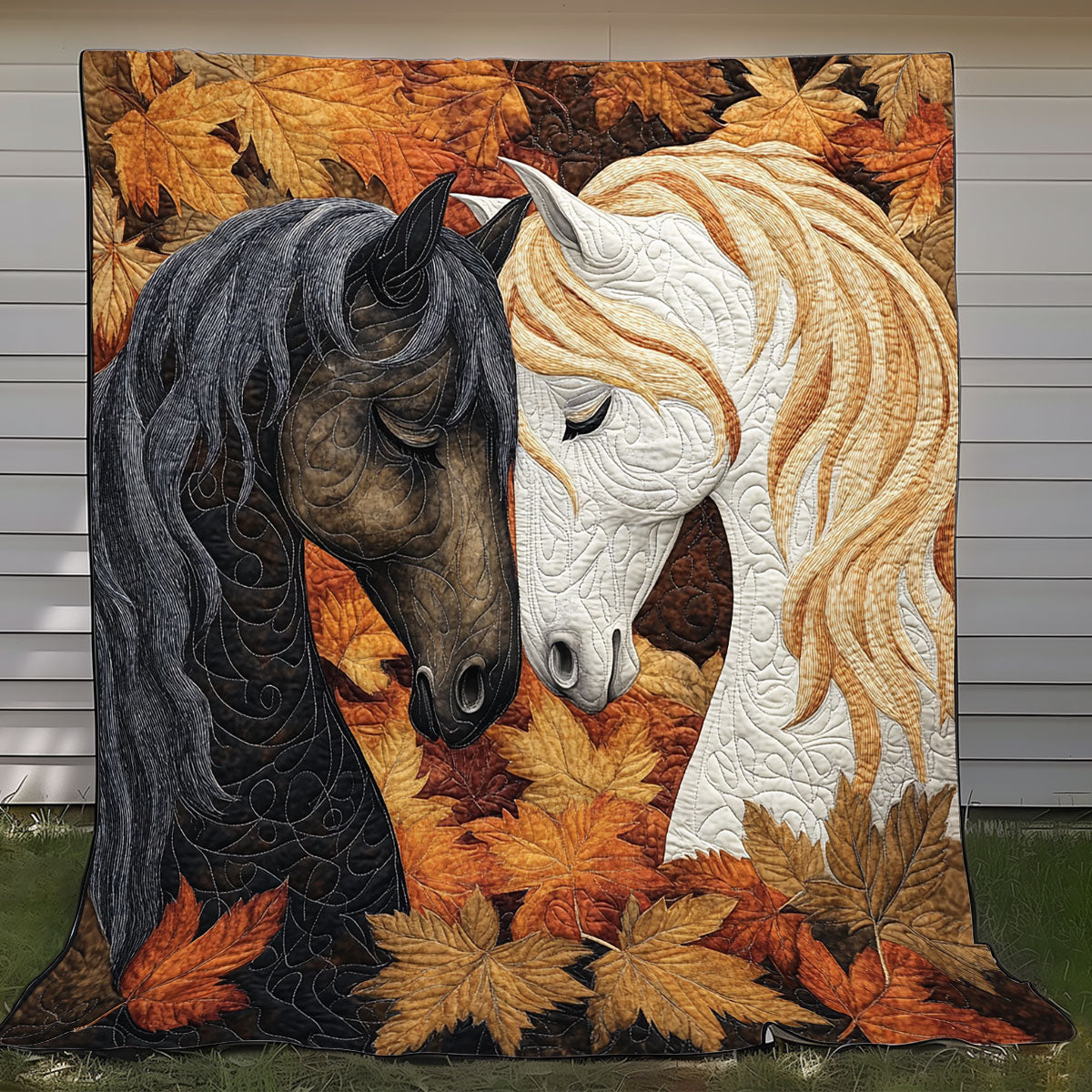 Horse In Love XR0808032CL Quilt