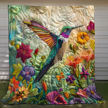 Iridescent Hummingbird XR1908058CL Quilt