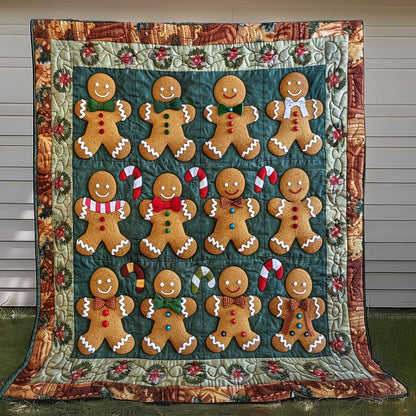 Joyful Gingerbreads XR2008008CL Quilt