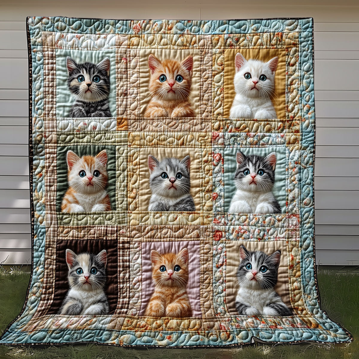 Lovely Kitties XR0808002CL Quilt