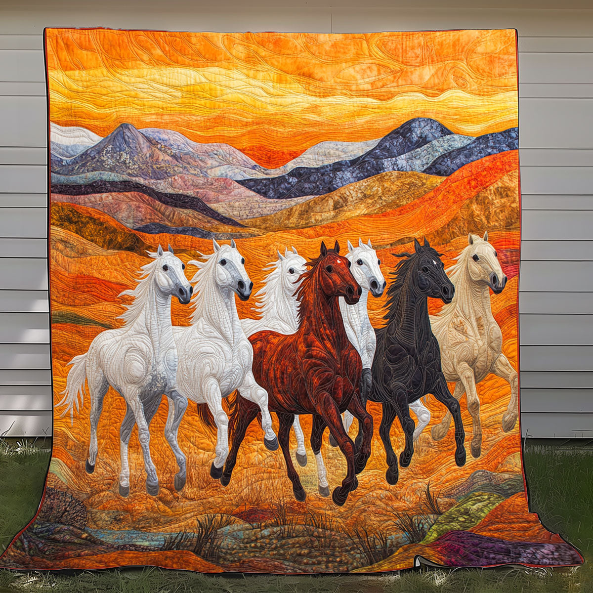 Majestic Horses XR0808014CL Quilt