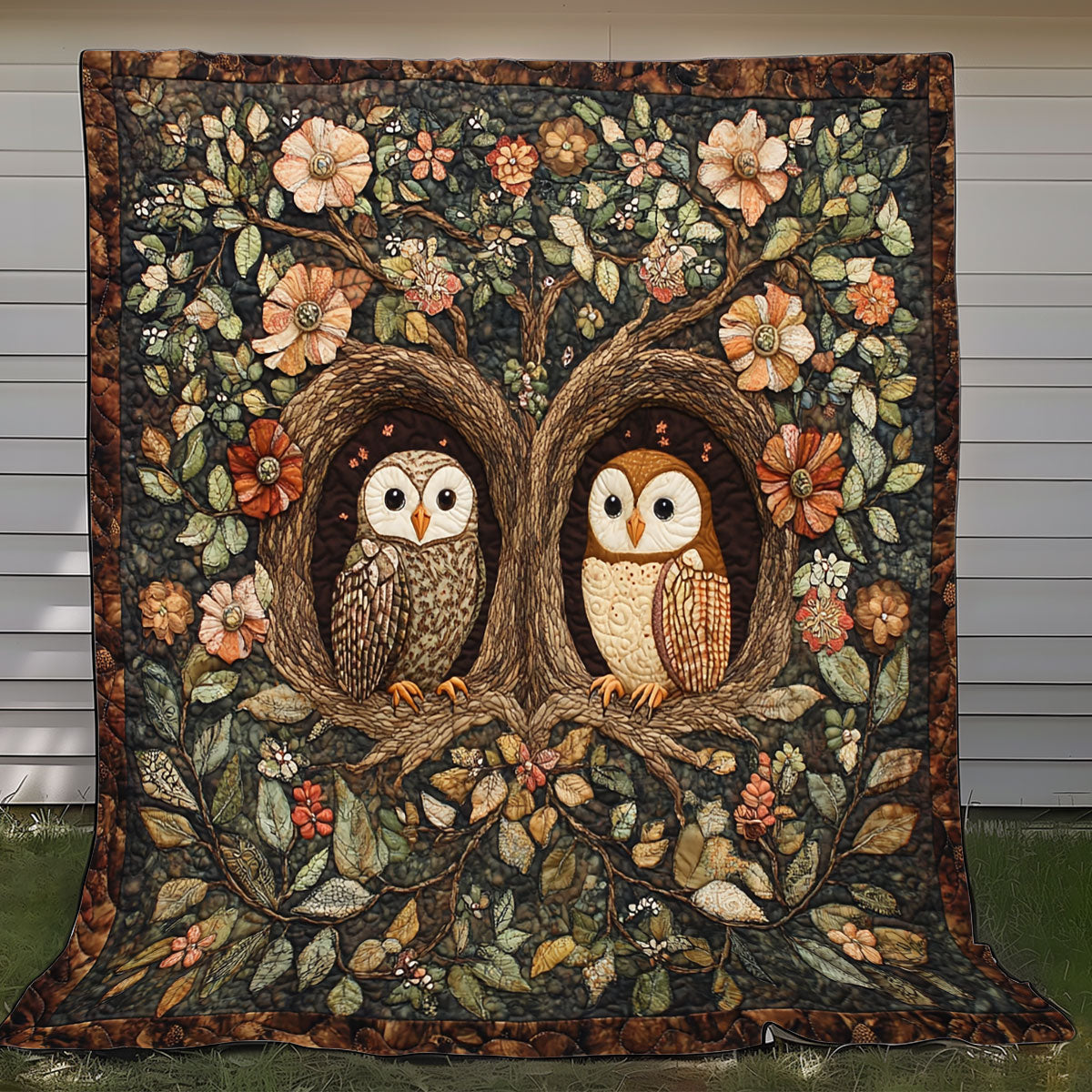 Owl Wood XR0808046CL Quilt