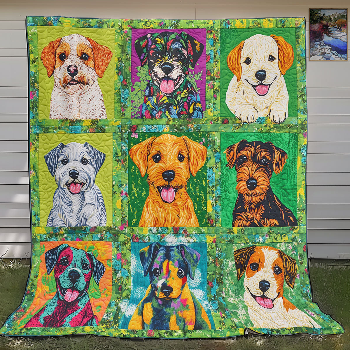 Puppy Breeds XR0508044CL Quilt