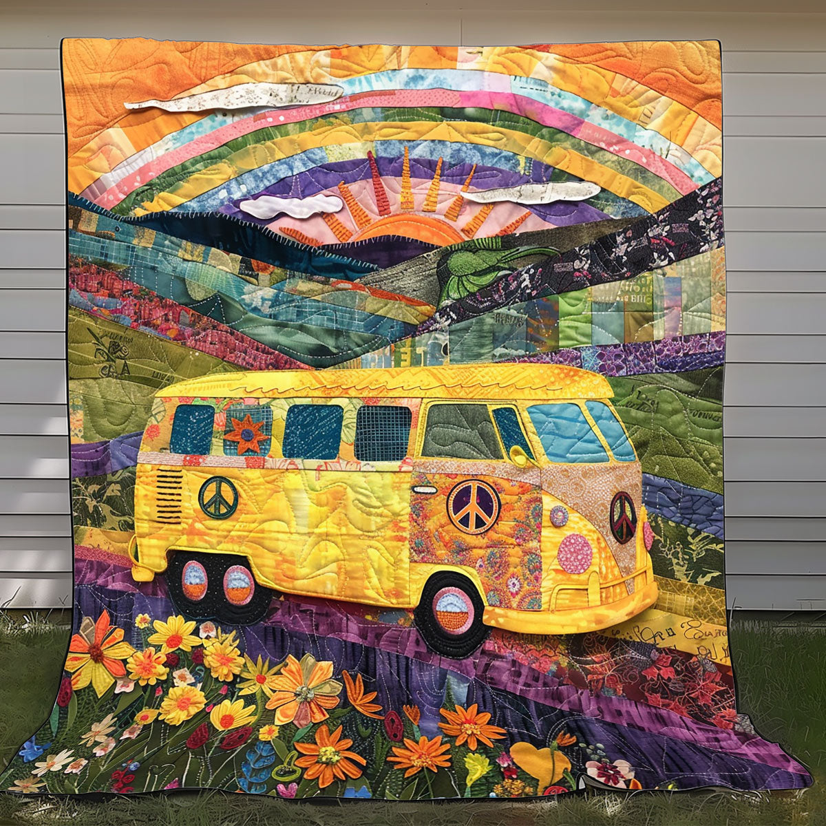 Rainbow Sky Hippie XR1908057CL Quilt