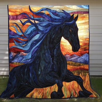 Running Black Horse XR0808030CL Quilt