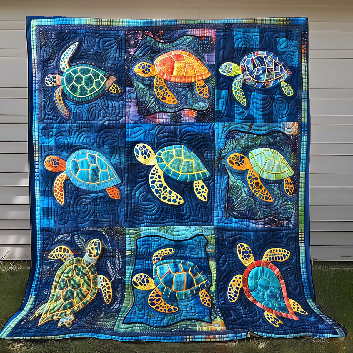 Sea Turtle Haven XR2308002CL Quilt