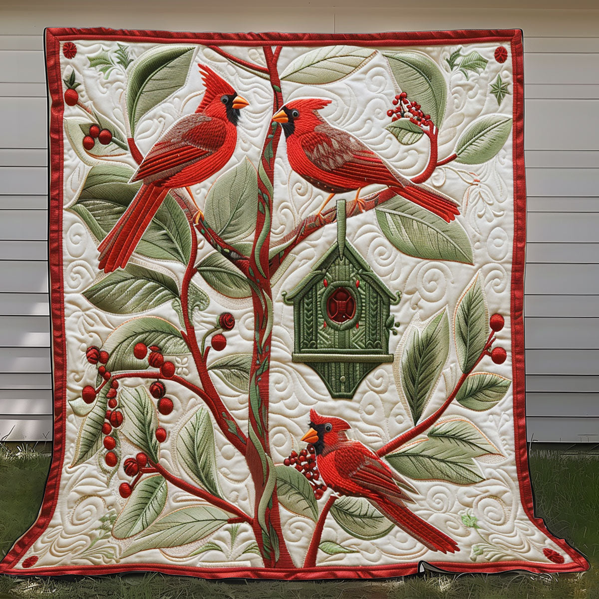 Splendid Cardinals XR1008039CL Quilt