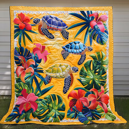 Summer Sea Turtles XR1008001CL Quilt