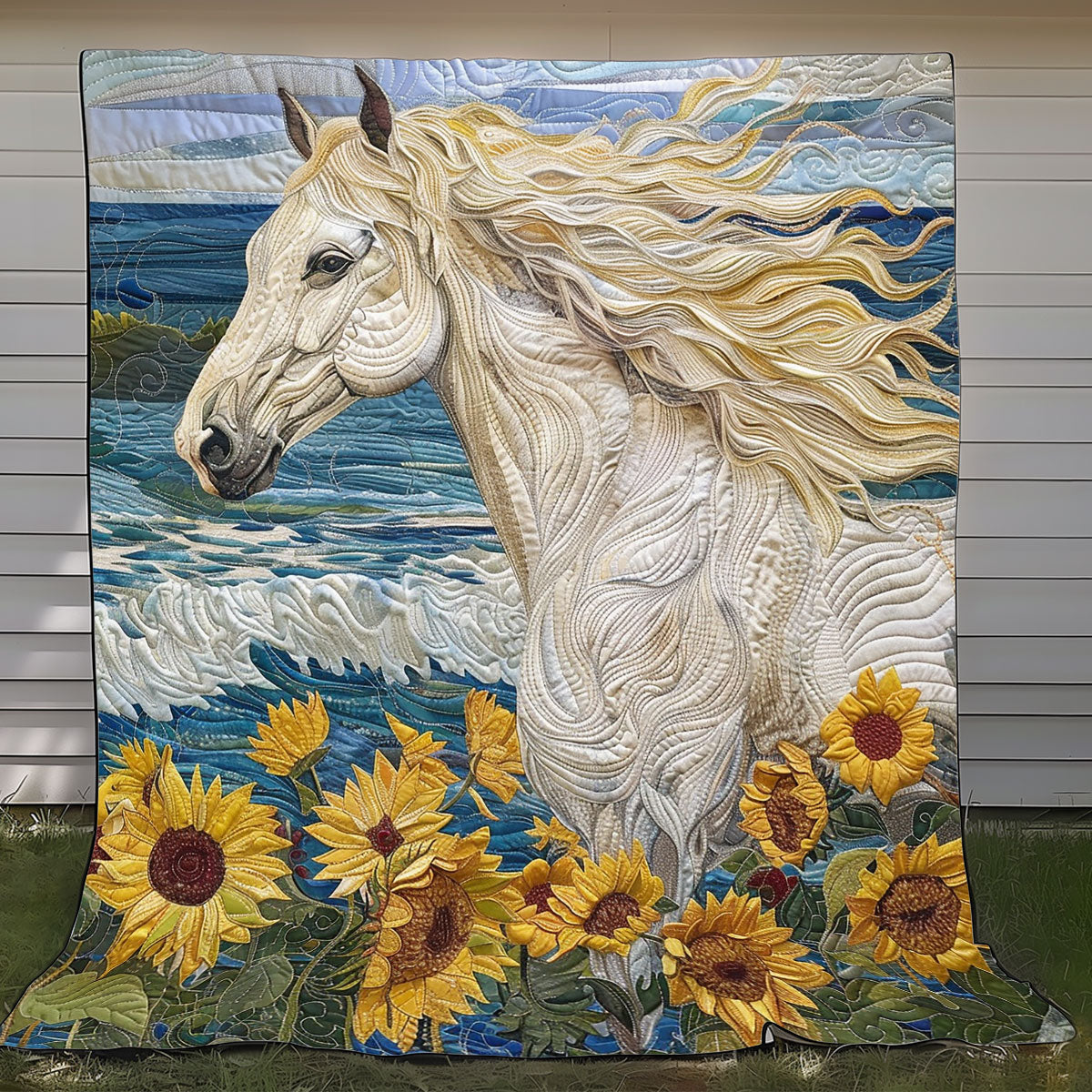 Sunflower Mane XR2208022CL Quilt