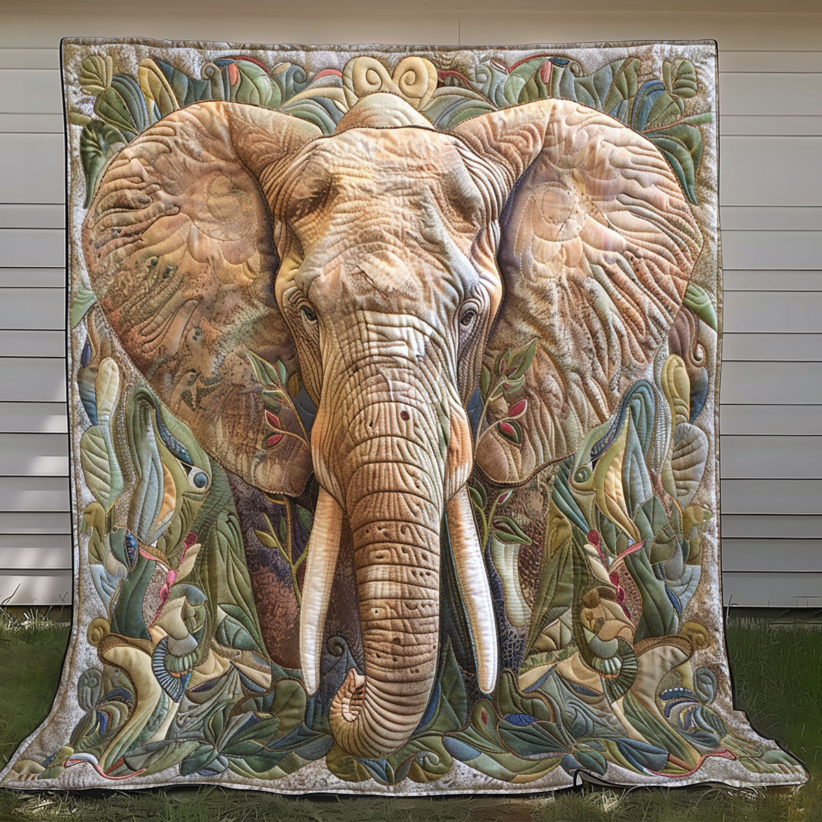 Tranquil Elephant XR2208009CL Quilt