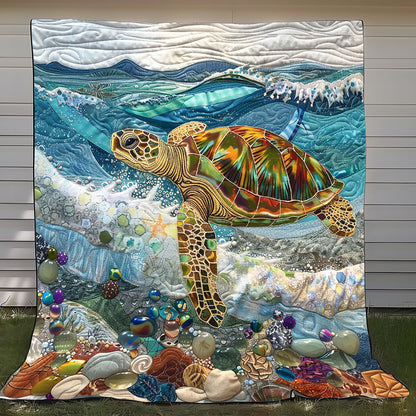 Twinkle Sea Turtles XR0808058CL Quilt