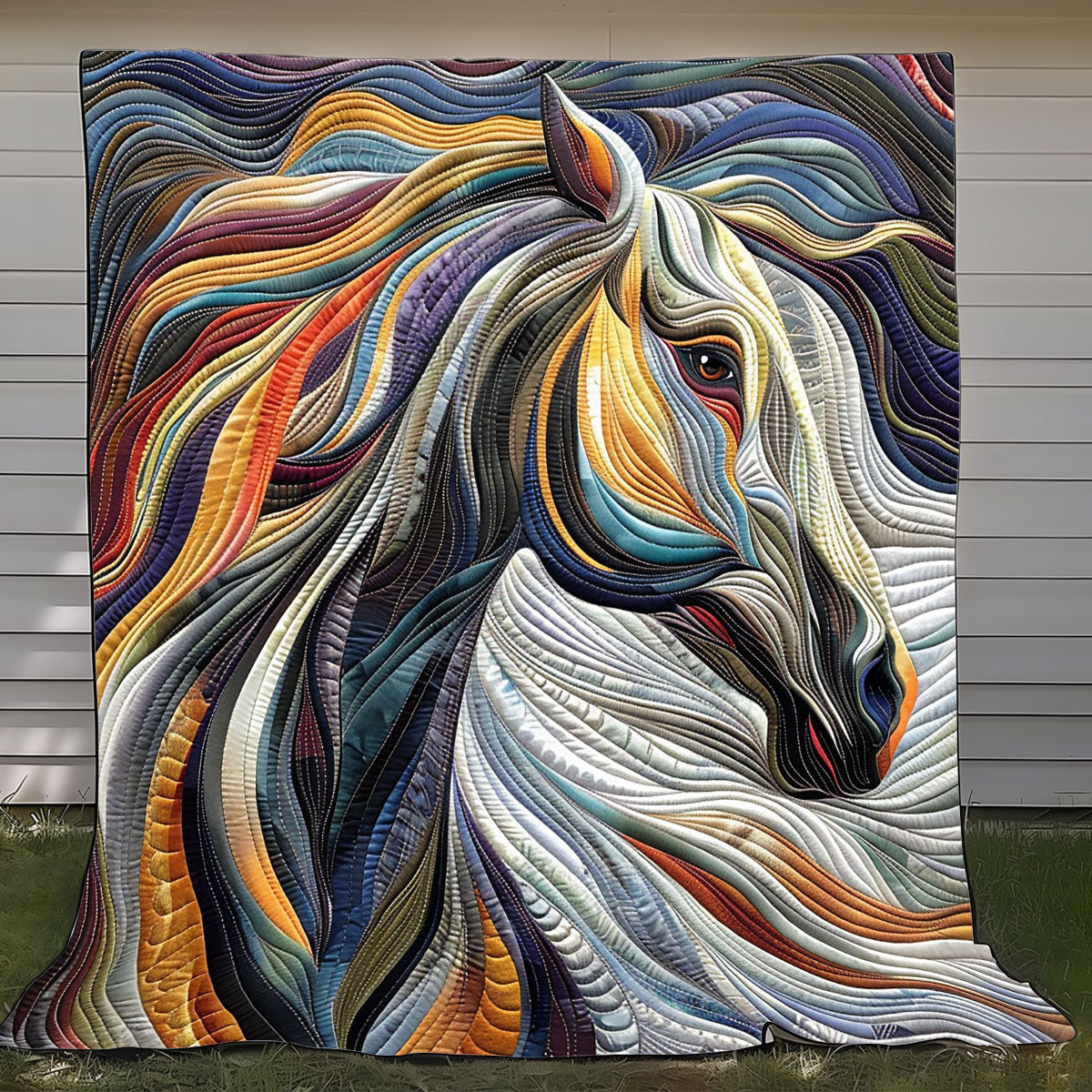 Wild Spirit Horse XR2008026CL Quilt