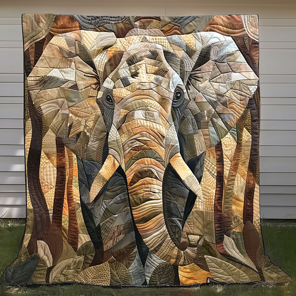 Woodland Elephant XR2208010CL Quilt