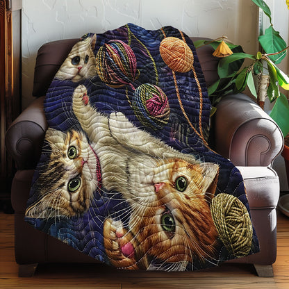 Adorable Yarn Kitties XR3007021CL Quilt