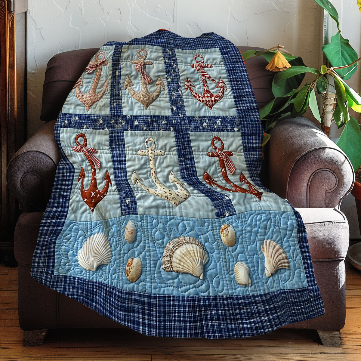 Anchor Seashell XR0108023CL Quilt