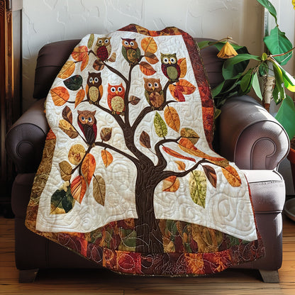 Autumn Owls XR0608024CL Quilt