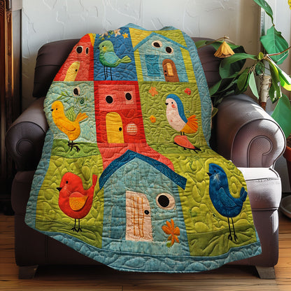 Bird Houses XR0508021CL Quilt