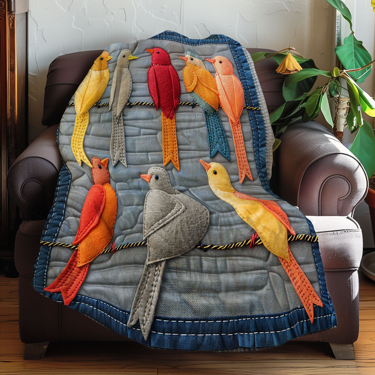 Bird Lovers XR1507014CL Quilt