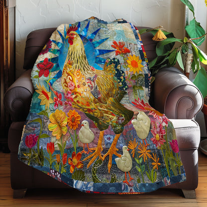 Blossom Sun Chicken XR2407032CL Quilt