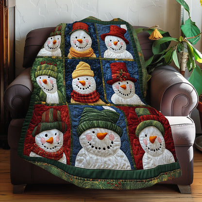Build Snowmans XR0508040CL Quilt