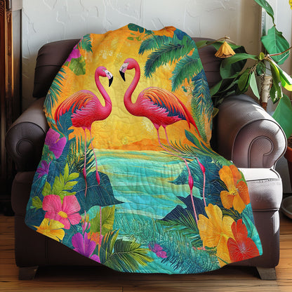 Couple Flamingo XR0608041CL Quilt
