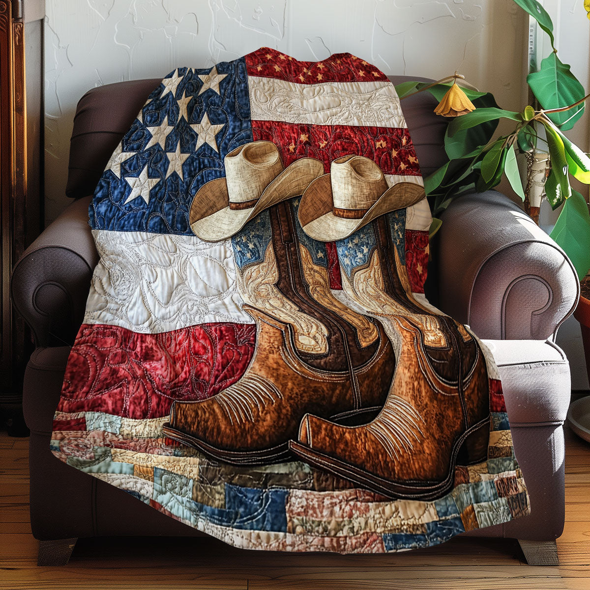 Cowboy Love America XR0508025CL Quilt