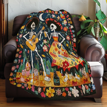 Dancing Sugar Skulls XR0108031CL Quilt