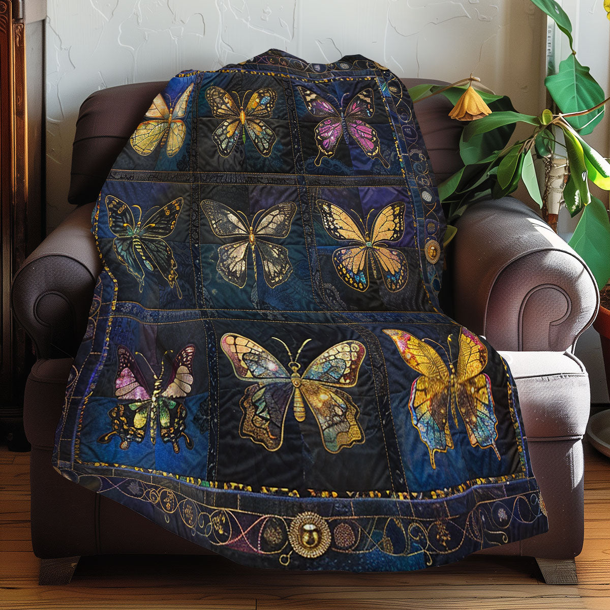 Dream Butterflies XR0807017CL Quilt