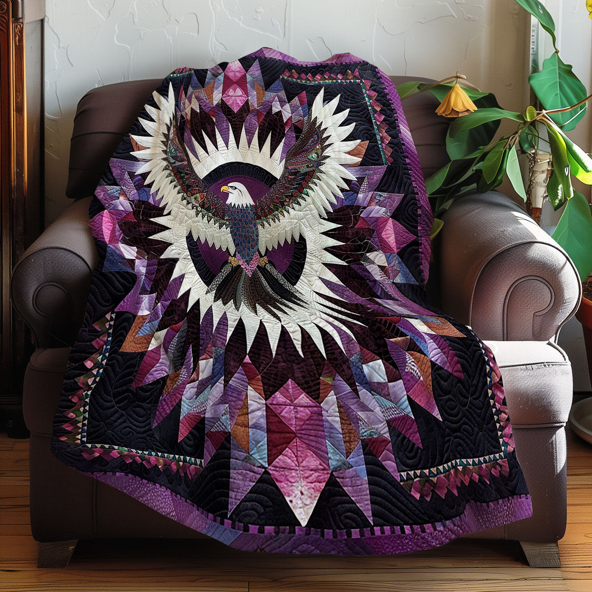 Eagle And Purple Star XR0607009CL Quilt