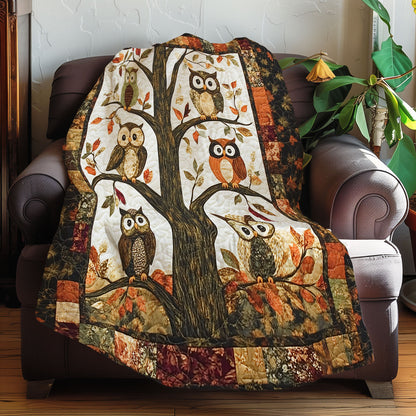 Fall Season Owl XR0608025CL Quilt