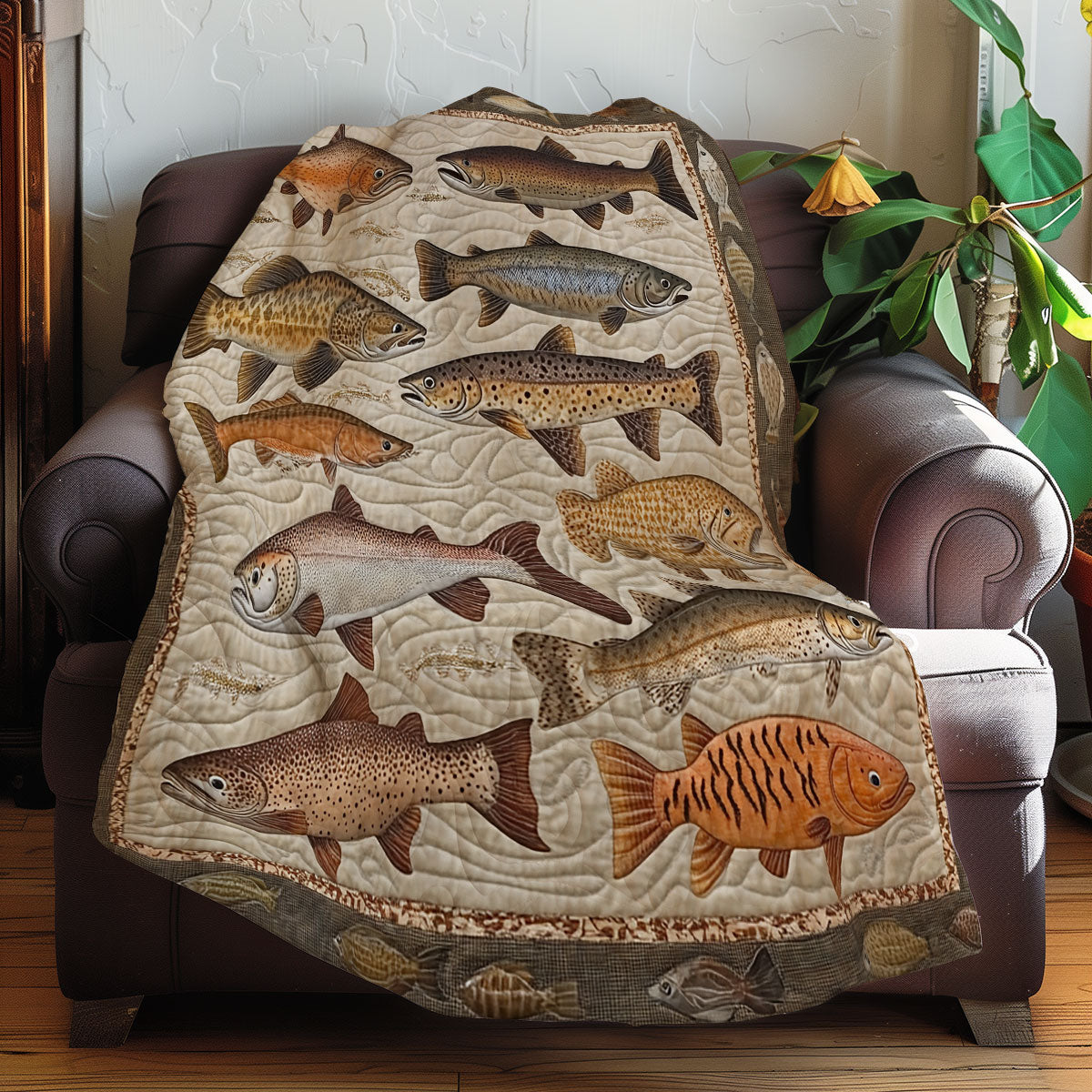 Fish Lover's Haven XR0208017CL Quilt