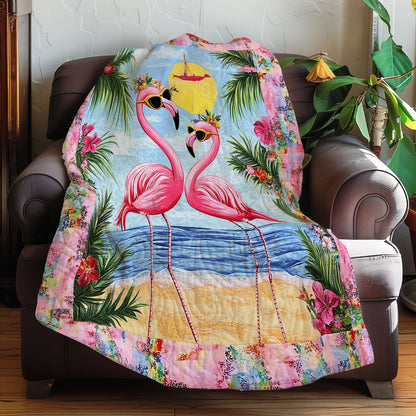 Flamingos Love Summer XR0608044CL Quilt