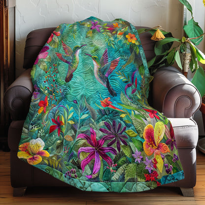 Floral Wing Hummingbird XR2407049CL Quilt