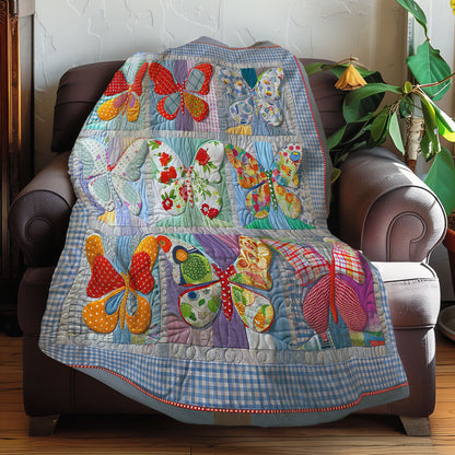 Flying Fabric Butterflies XR2607014CL Quilt