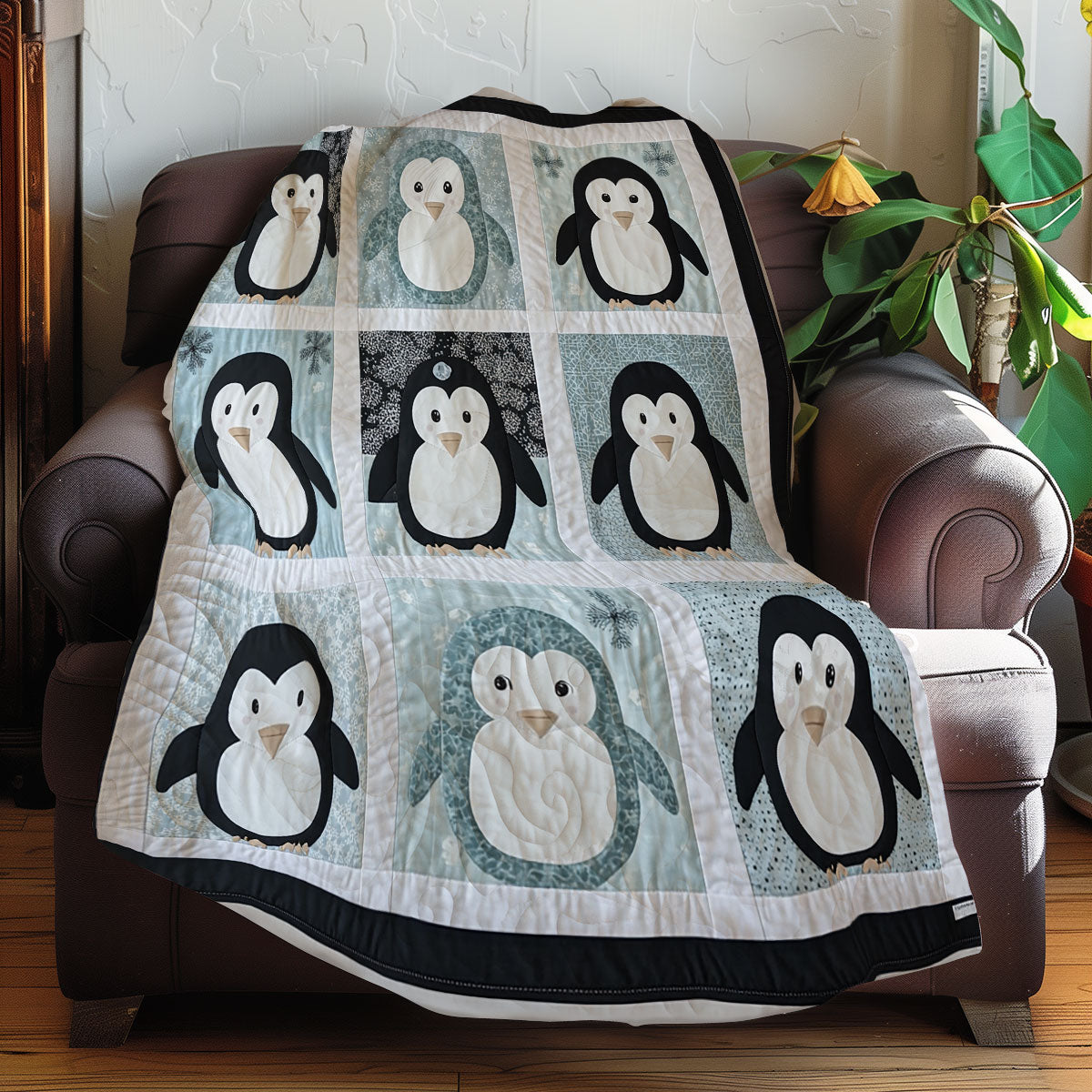 Free Penguins XR0508030CL Quilt