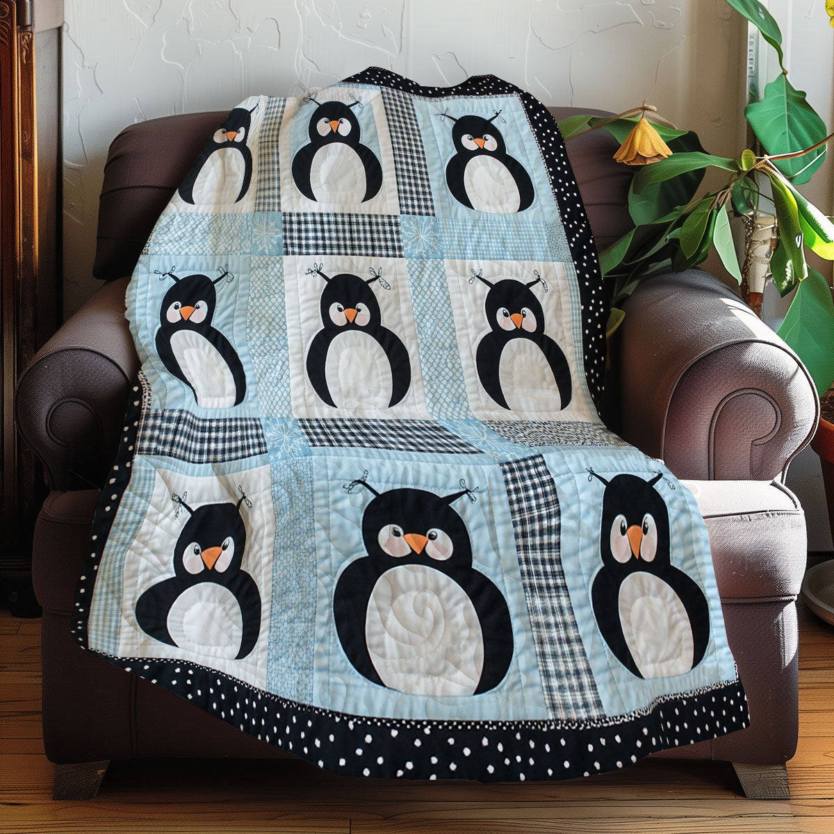 Funny Penguins XR0508029CL Quilt