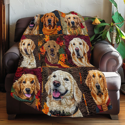 Golden Retriever Season XR3107010CL Quilt