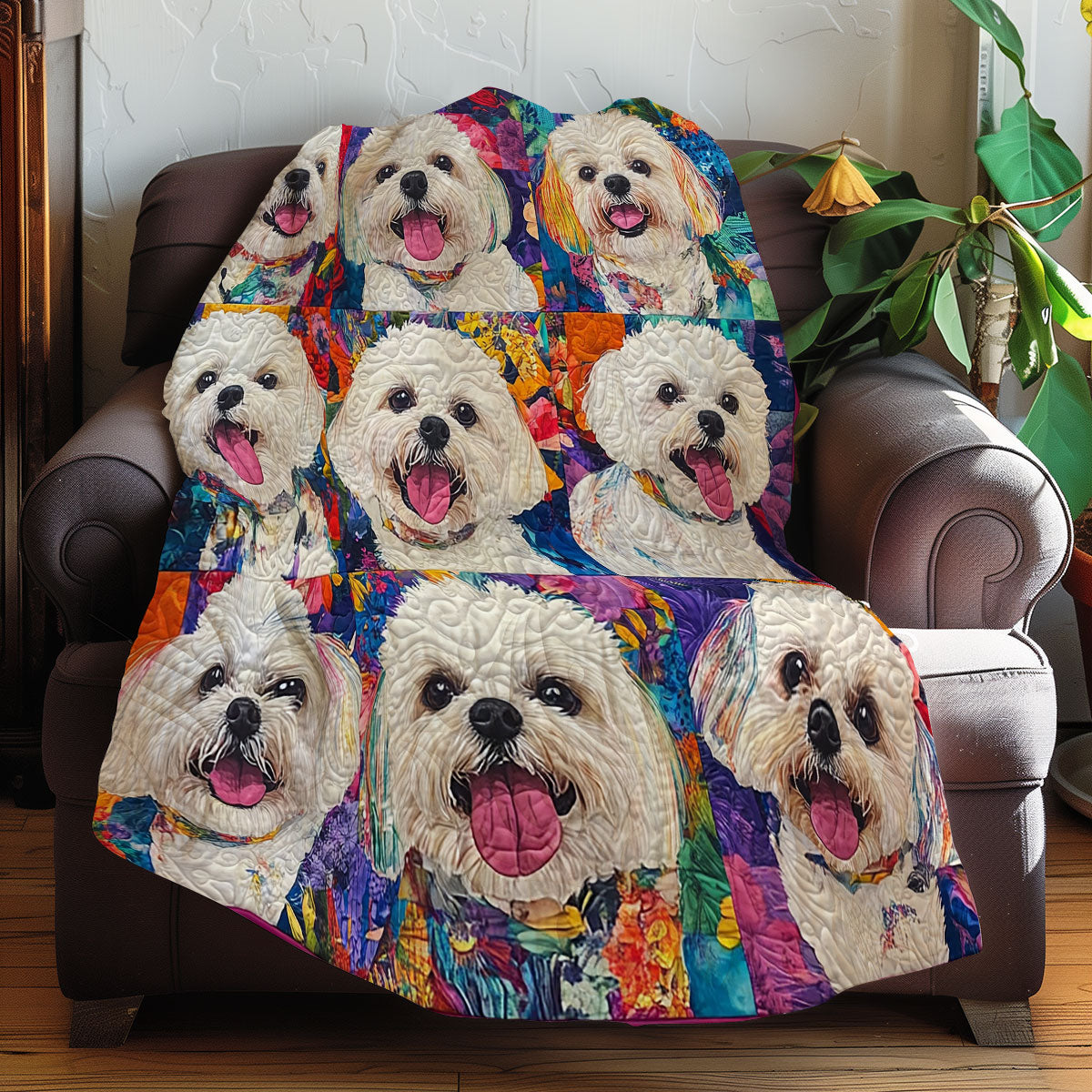 Happy Shih Tzu XR0808008CL Quilt