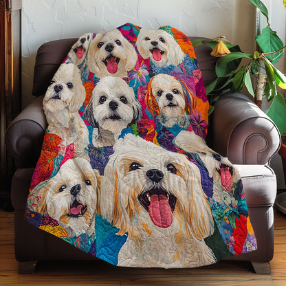 Happy Shih Tzu XR0808012CL Quilt