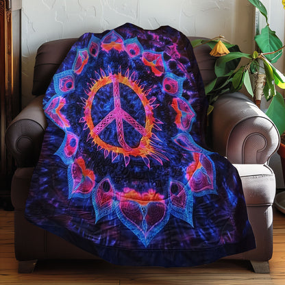 Hippie Peace XR1907015CL Quilt