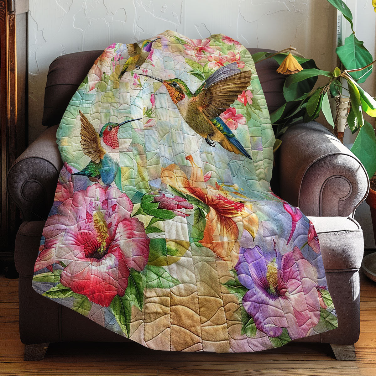 Hummingbird Lovers XR1007014CL Quilt