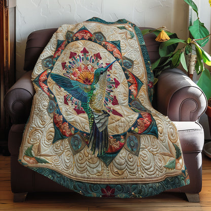 Hummingbird Mandala XR1707009CL Quilt