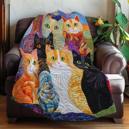 Jolly Cats And Yarns XR0208014CL Quilt