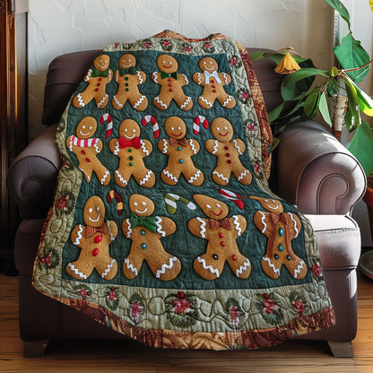 Joyful Gingerbreads XR2008008CL Quilt