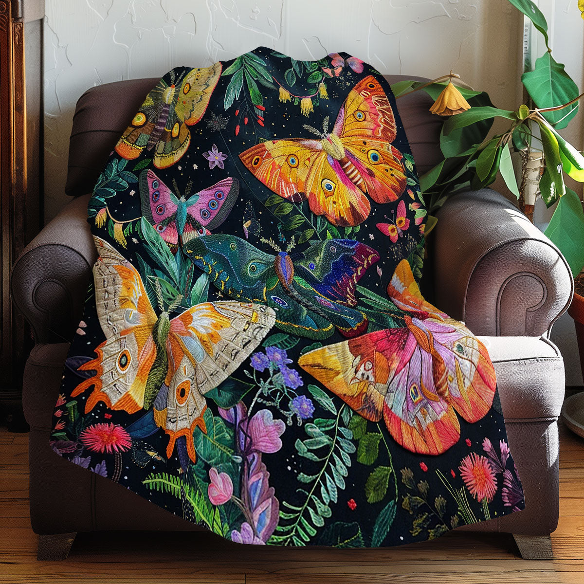 Night Butterflies XR1307002CL Quilt