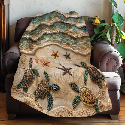 Ocean Journey Turtles XR2707015CL Quilt