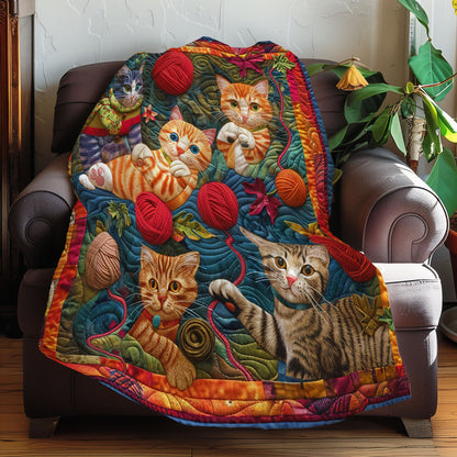 Playful Kitties XR2507003Cl Quilt