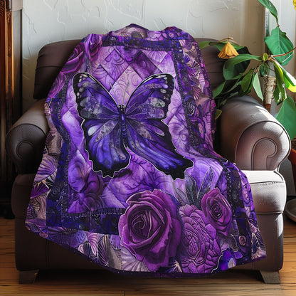 Purple Butterfly XR2906004CL Quilt